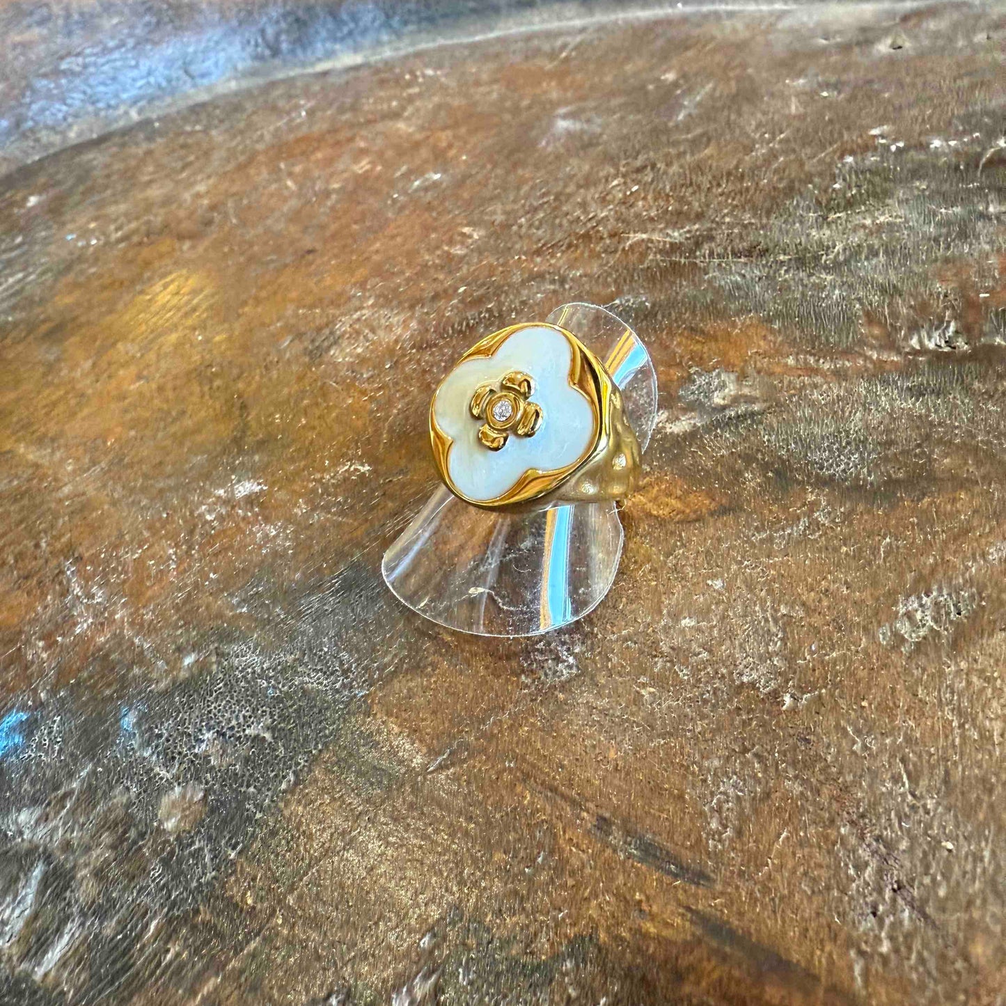 Bague Nina - white ou rose