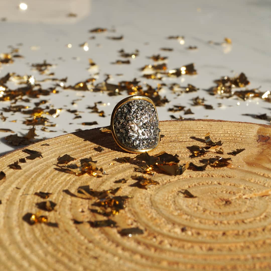 Lio Pyrite Ring