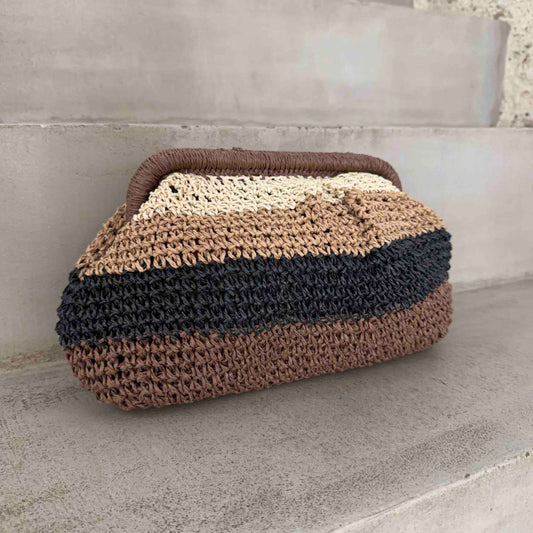Sac pochette Bali chocolat