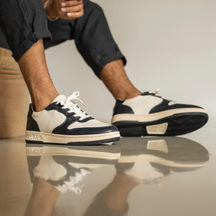 MALONE - Navy blue unisex sneakers