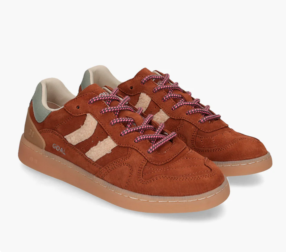 Chestnut fleece goal sneakers - Coolway