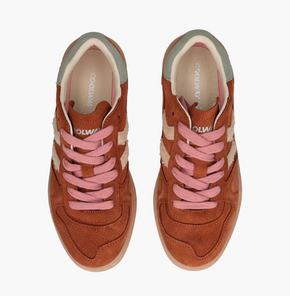 Chestnut fleece goal sneakers - Coolway