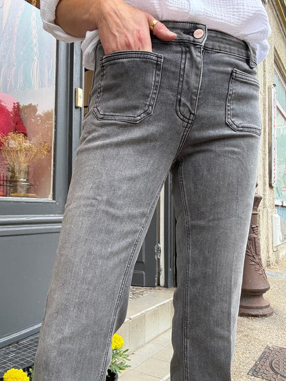 Bastille Super Stretch Jeans Gray 