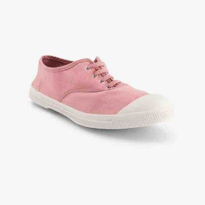 Tennis à lacets Bensimon - rose