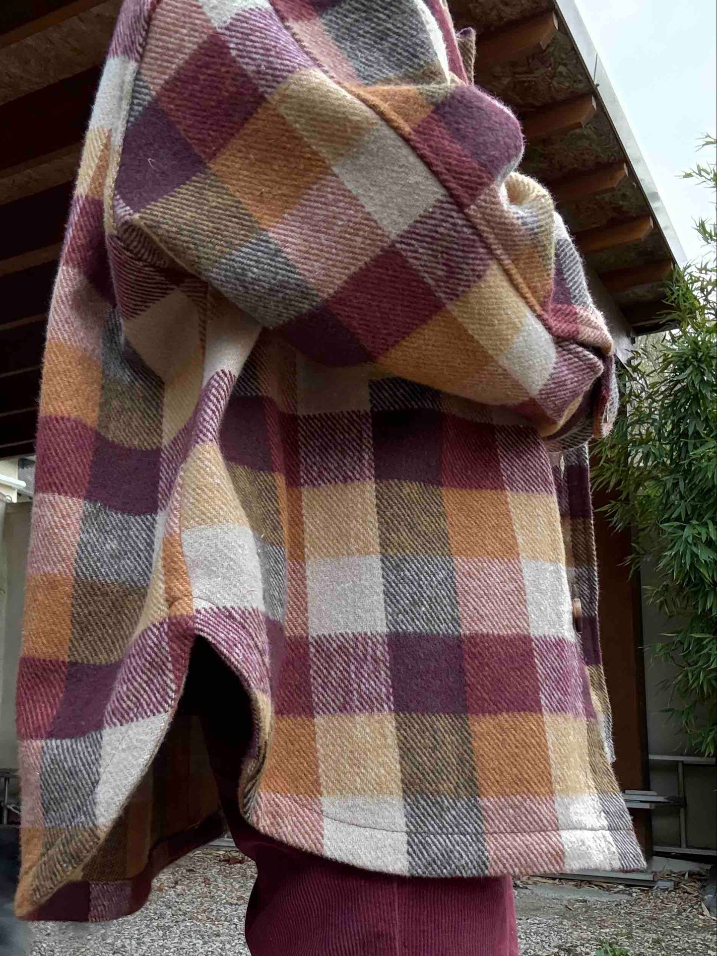 Sur-chemise à carreaux Blanche