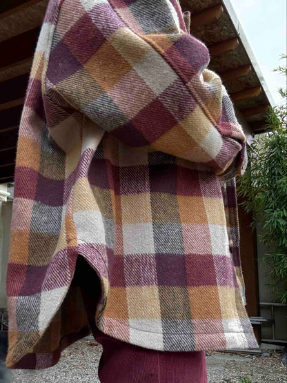 Sur-chemise à carreaux Blanche