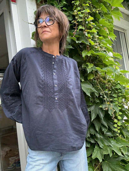 Blouse Céleste en voile de coton