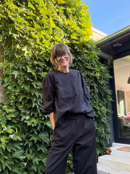 Blouse Clover - black