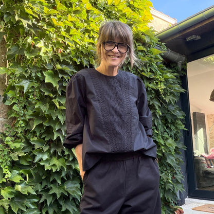 Blouse Clover - black