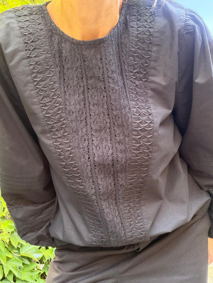 Blouse Clover - black