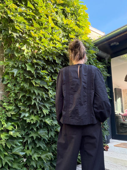 Blouse Clover - black