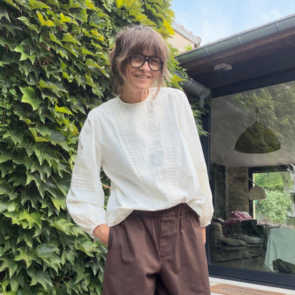 Blouse Clover - white sand
