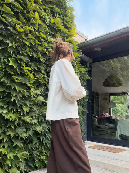Blouse Clover - white sand
