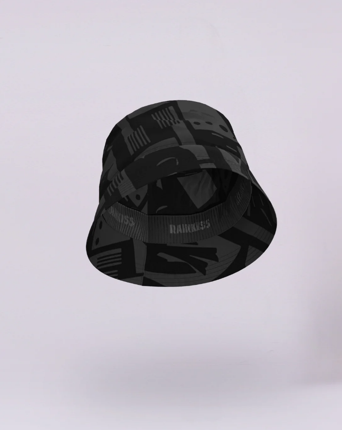 Back to black rain hat - Rainkiss