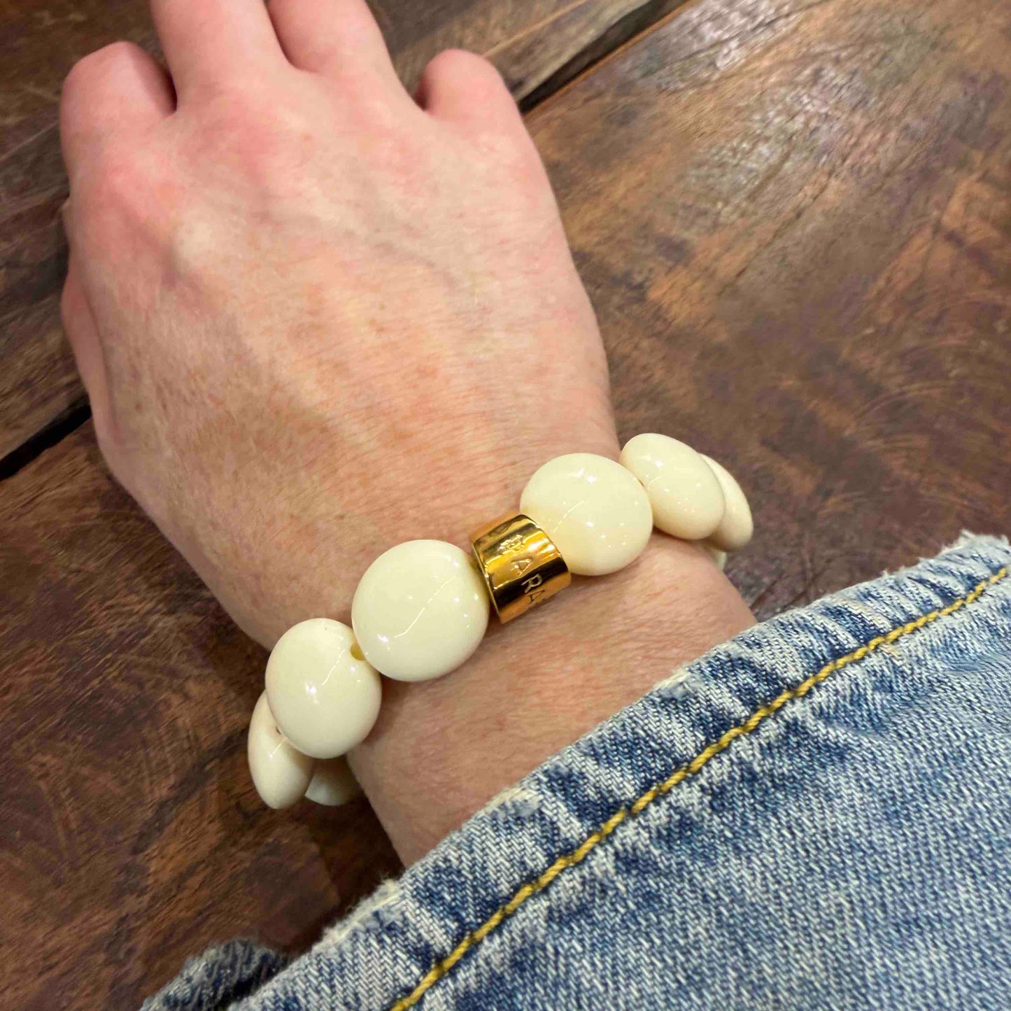 Bracelet Parabaya Bombom ivoire