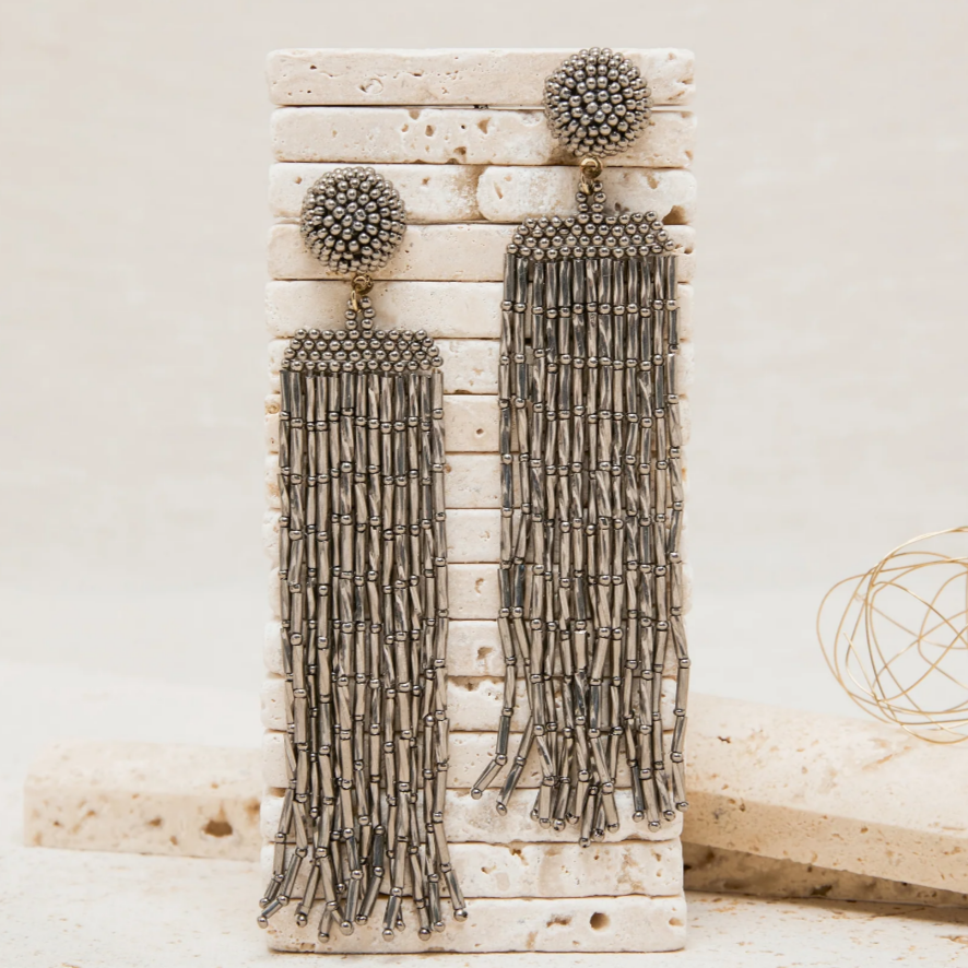 Eclipse Hematite Earrings - Feeka