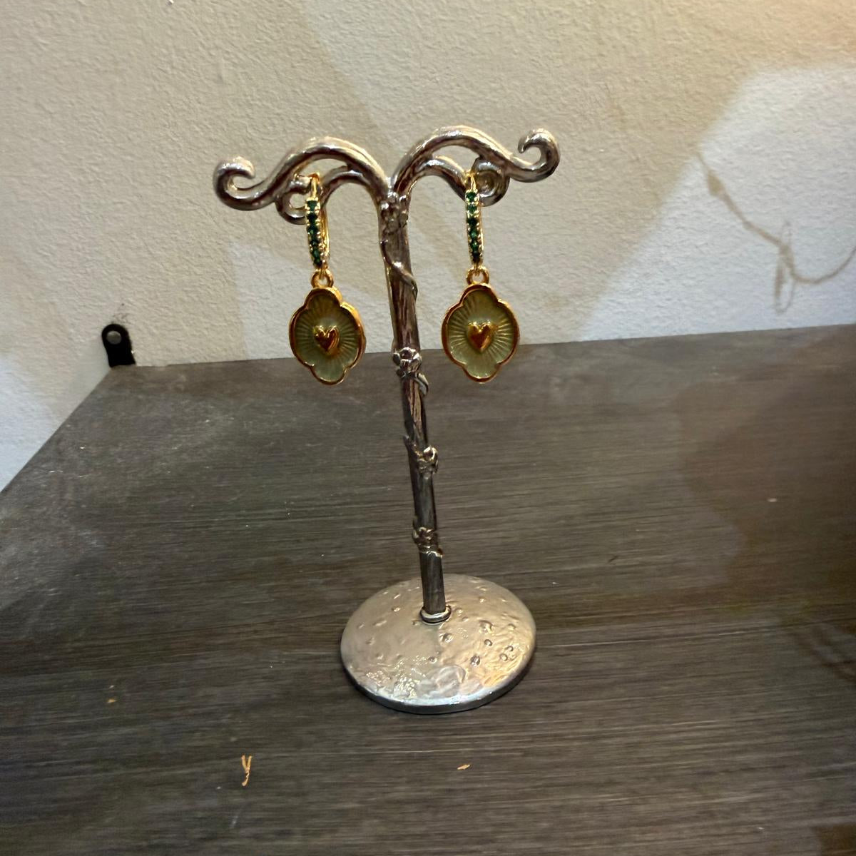 Boucles d'oreilles Iker celadon