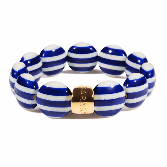 Bracelet Parabaya Bombom Rayé cobalt