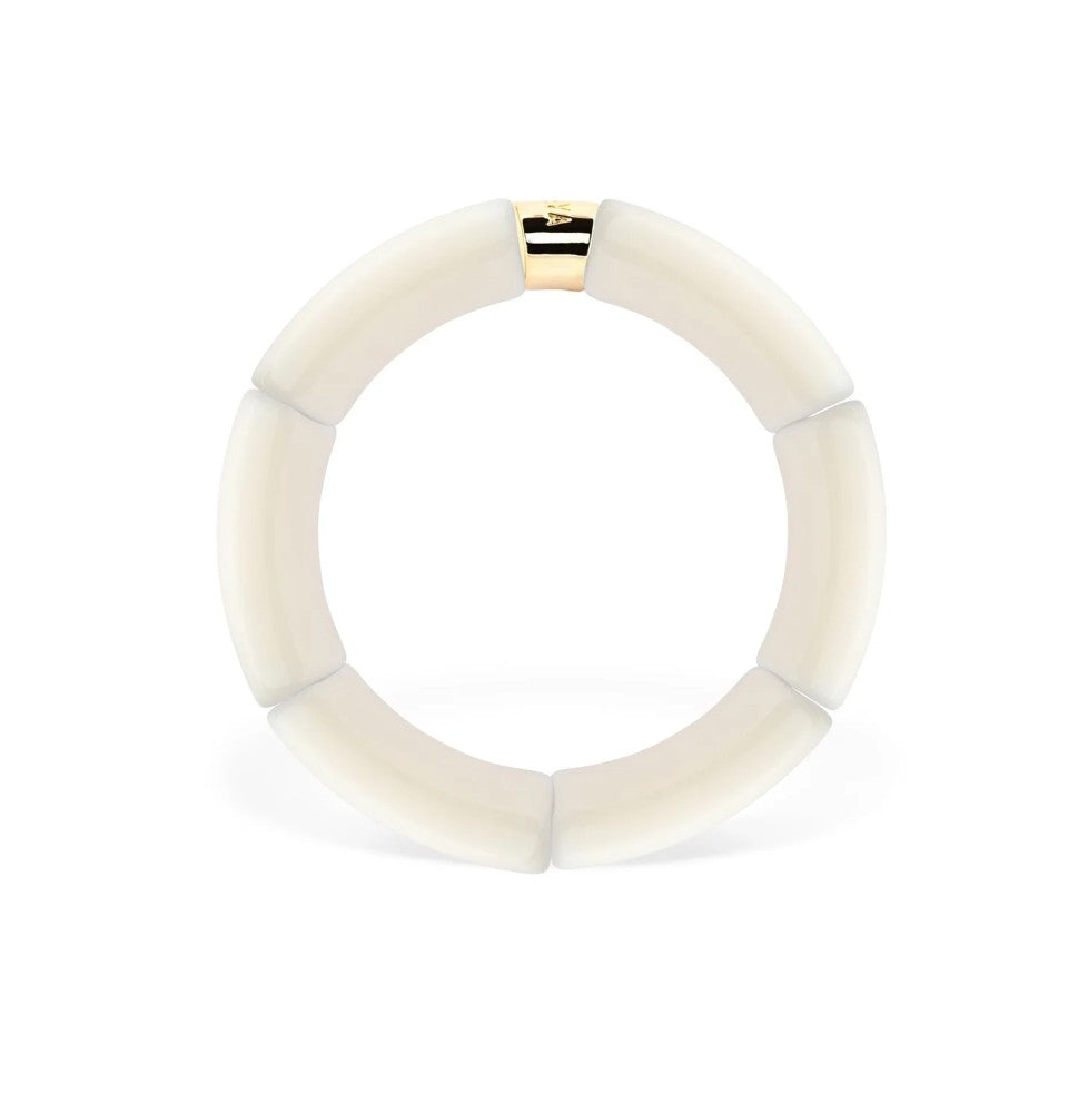 Bracelet Parabaya Pipoca crème mono 2