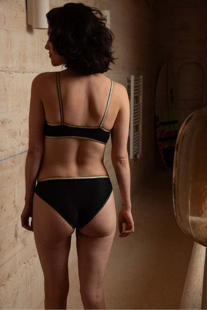 Brassière triangle Georgia - rose ou noir