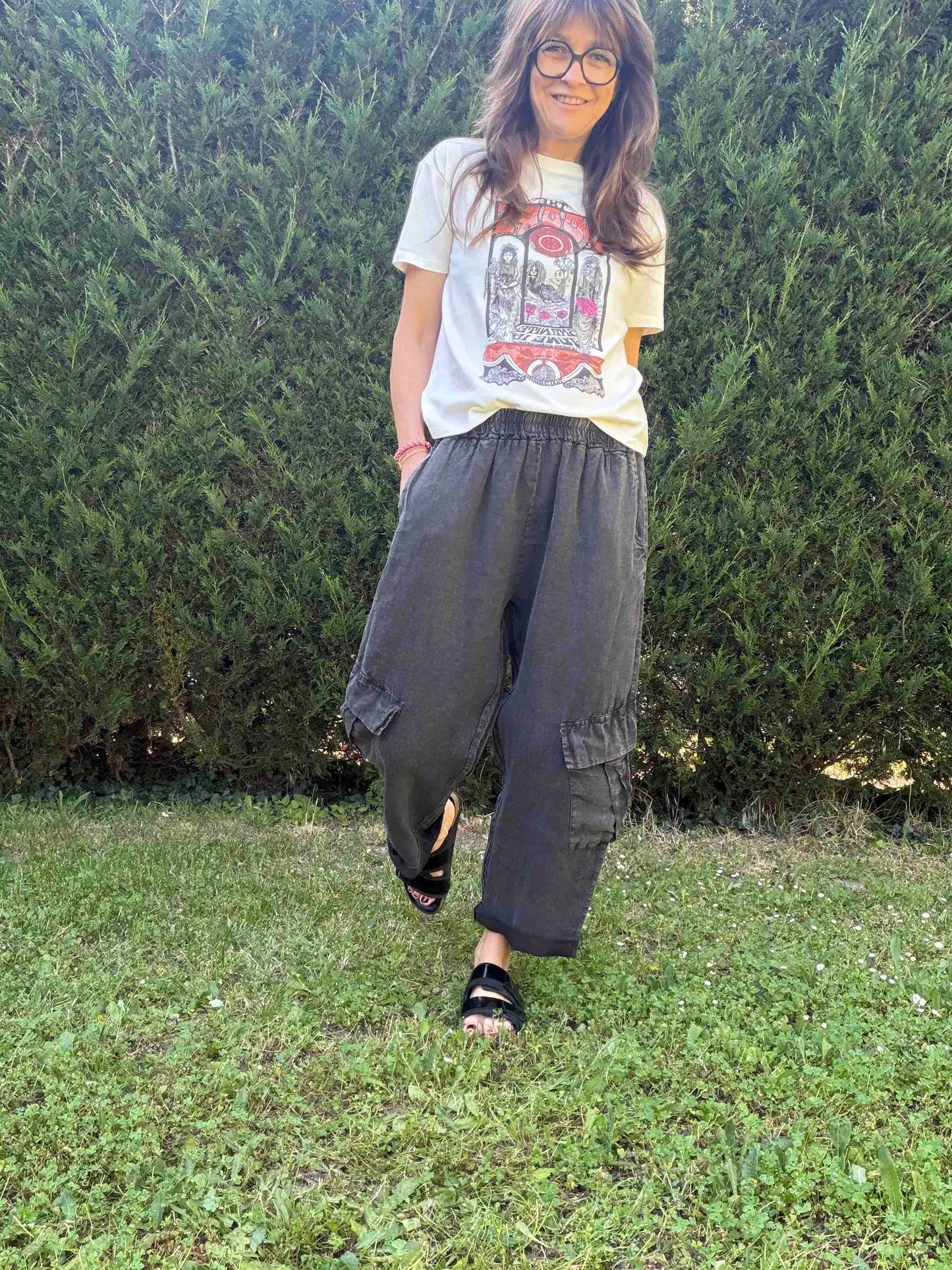 Pantalon cargo Jim Carbone washé