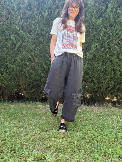 Pantalon cargo Jim Carbone washé
