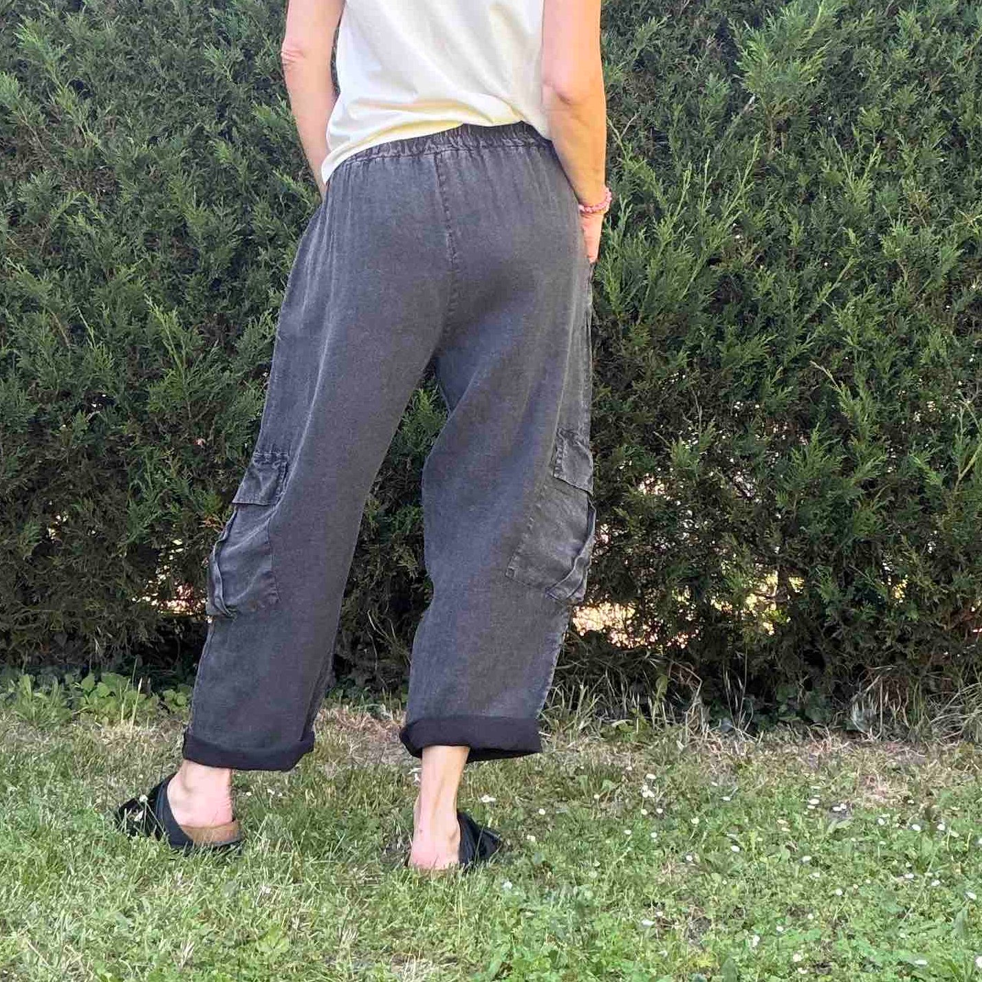 Pantalon cargo Jim Carbone washé