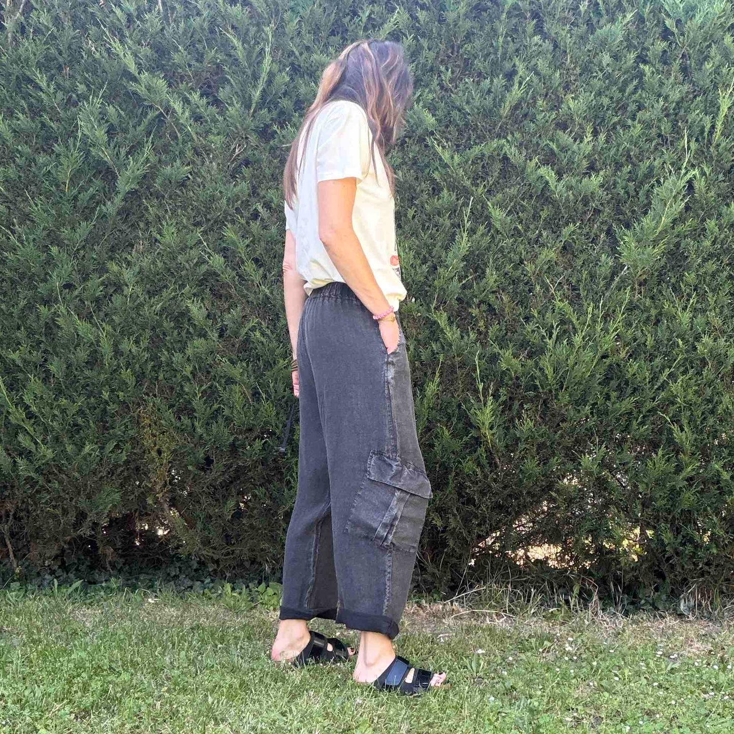Pantalon cargo Jim Carbone washé