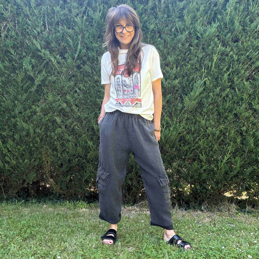 Pantalon cargo Jim Carbone washé