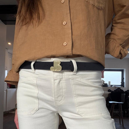 Ceinture disco suede - marine