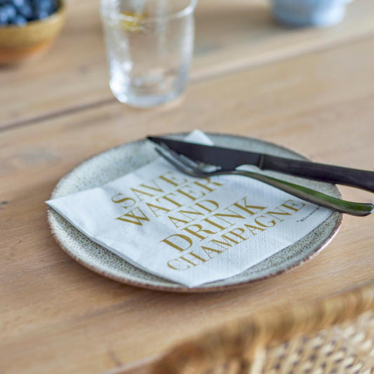 Drink Champagne Paper Napkin