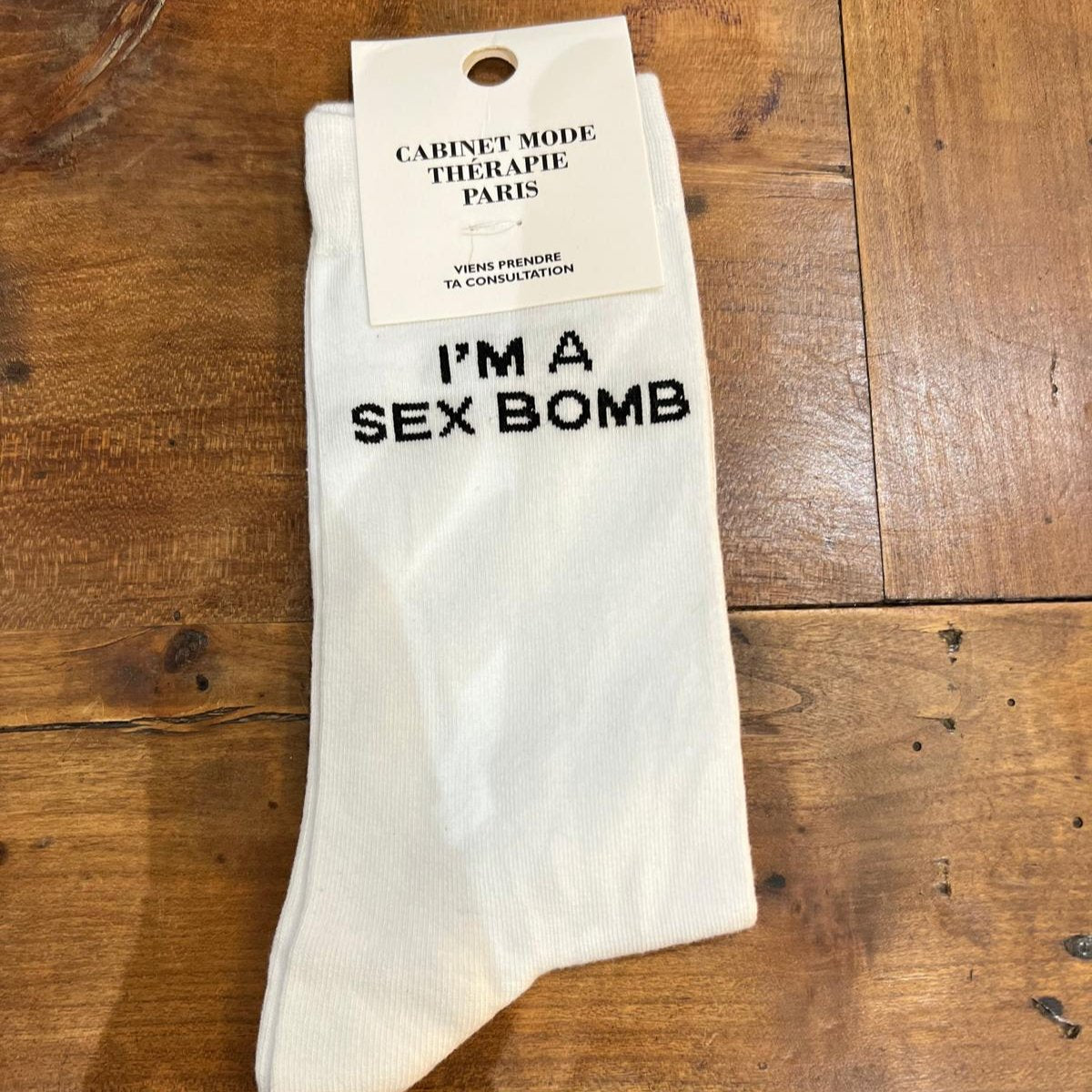 I'm a sex bomb socks - Fashion Therapy Cabinet