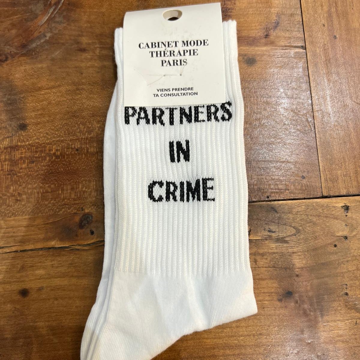 Chaussettes Partners in crime - Cabinet Mode Thérapie