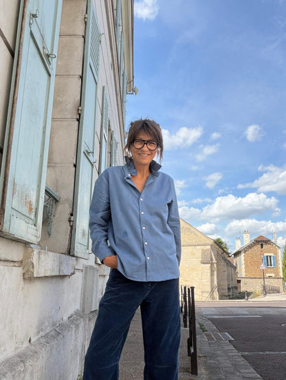 Chemise Cléo céleste - Hod Paris