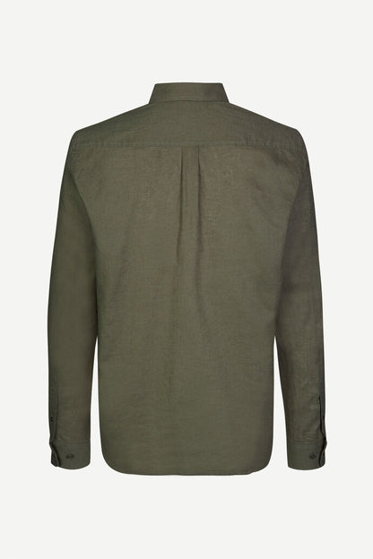 Liam dusty olive shirt - Samsoe Samsoe