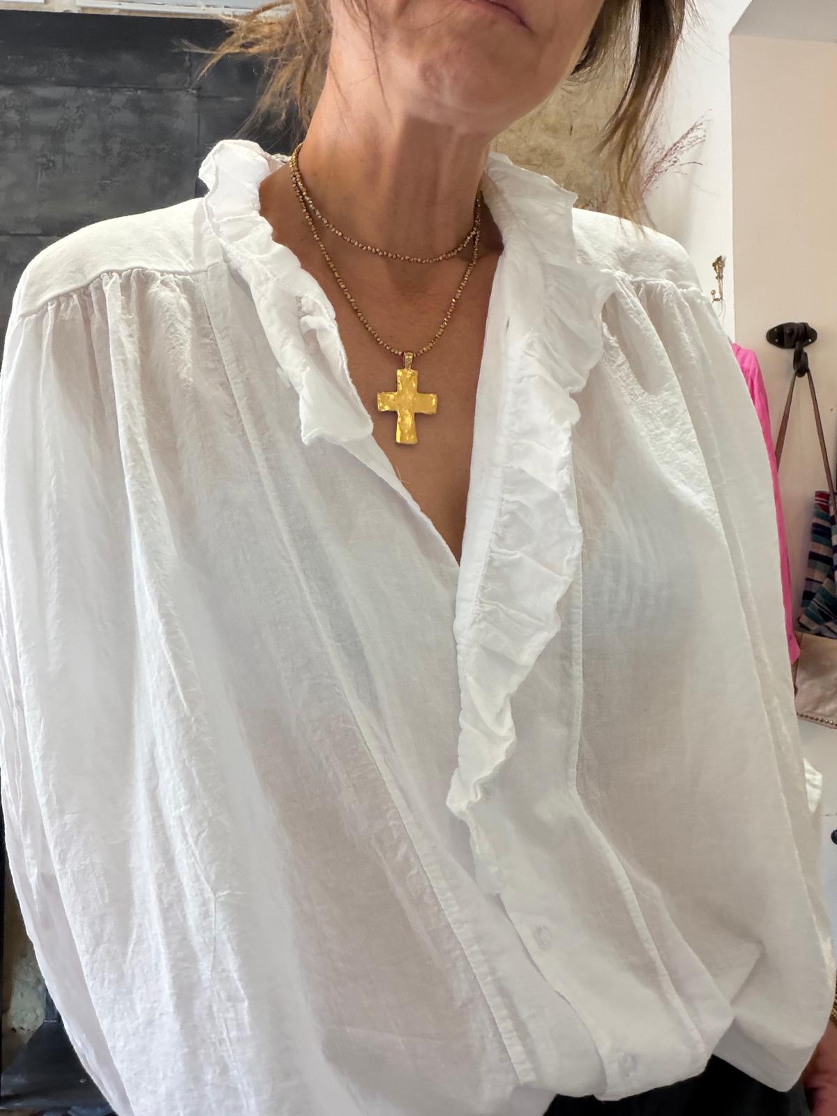 Chemise Loubia - blanc ou carbone
