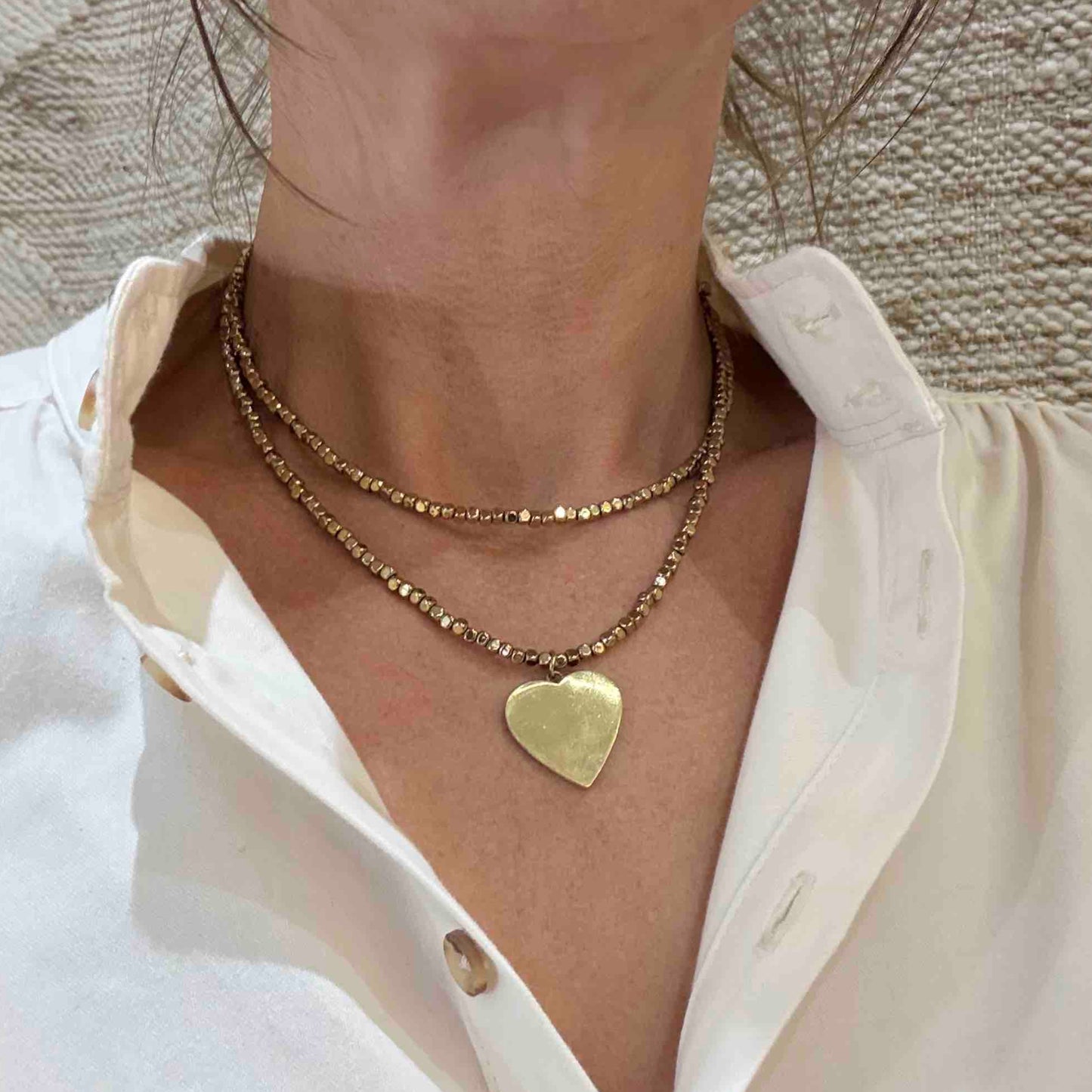 Corazon Long Necklace - The World is Stone
