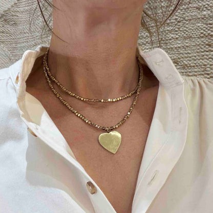 Corazon Long Necklace - The World is Stone