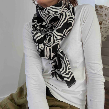 Grand Foulard Coeurs
