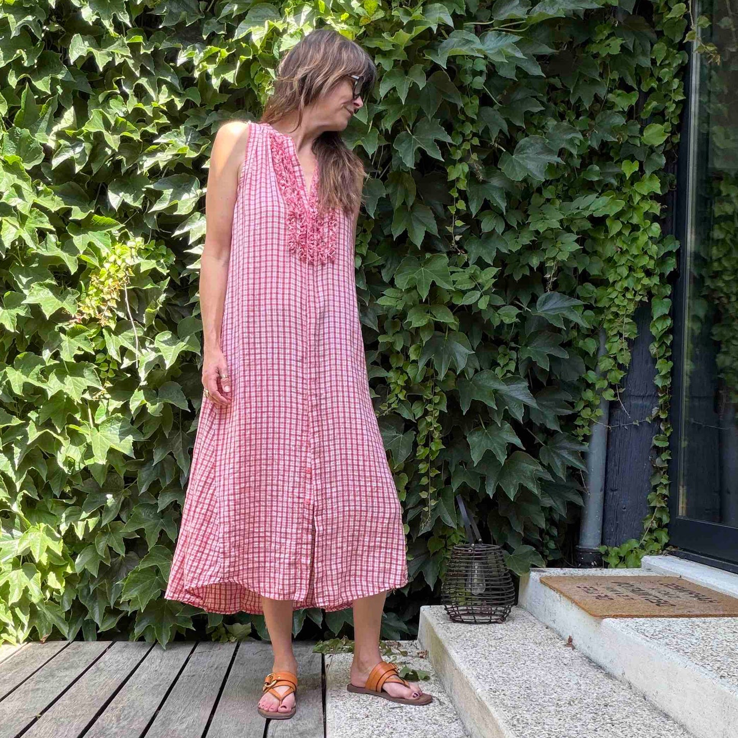 Robe Colette - 3 couleurs : olive, cherry, camel