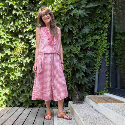 Robe Colette - 3 couleurs : olive, cherry, camel