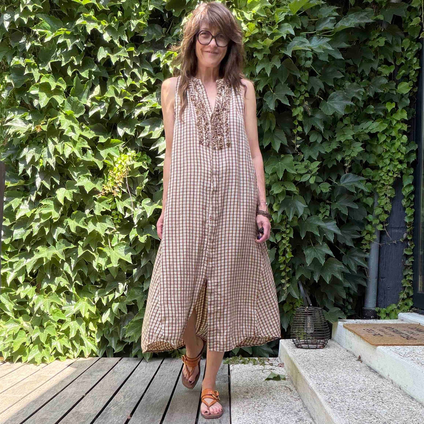 Robe Colette - 3 couleurs : olive, cherry, camel