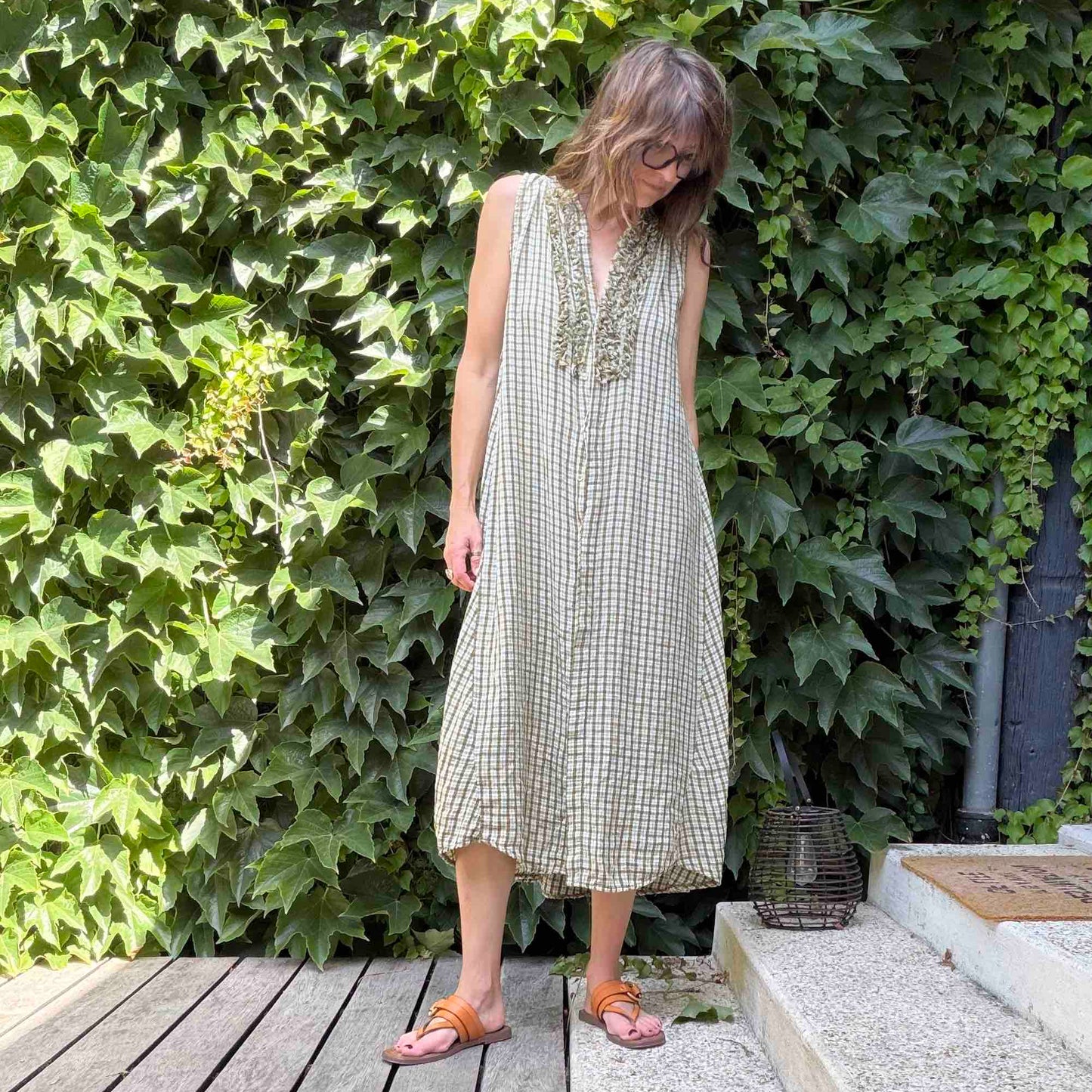 Robe Colette - 3 couleurs : olive, cherry, camel