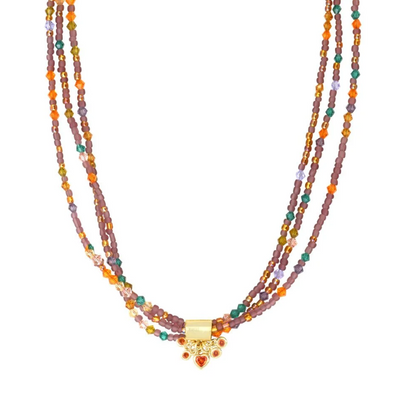 Collier Dolores 003 prune - Kharmari