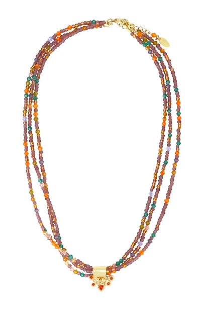 Collier Dolores 003 prune - Kharmari