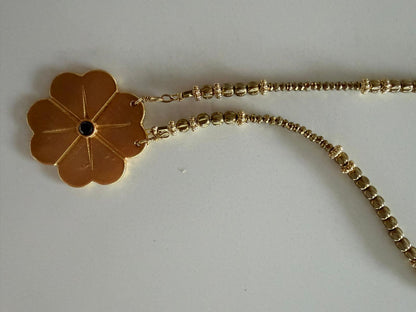 Sautoir Flower XL gold