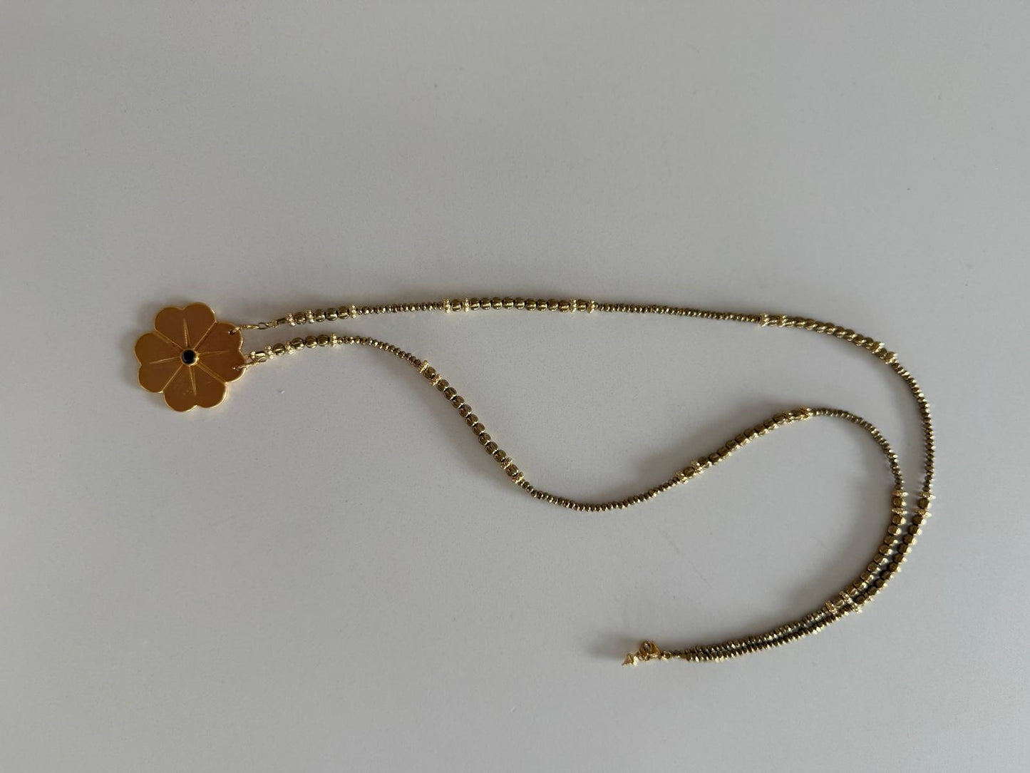 Sautoir Flower XL gold
