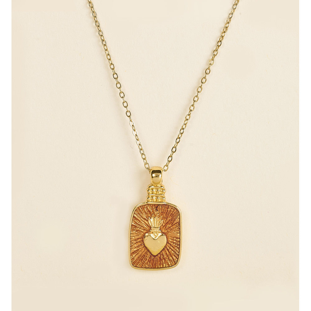 Collier Inez terracotta