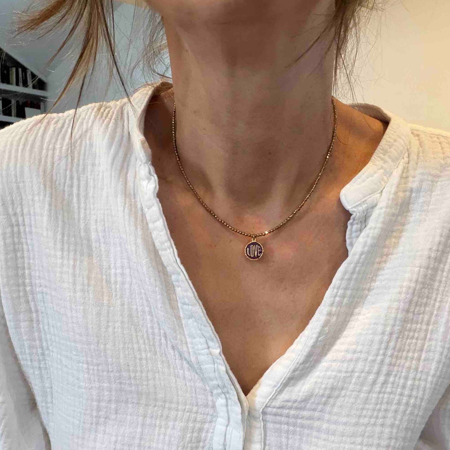 Collier Amulette Love - Le Monde est Stone