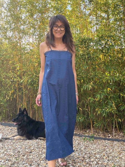 Constance dress navy star - Hod Paris